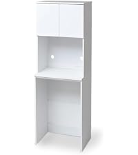 Amazon｜moca company Mirage 鏡面 食器棚 キッチンボード レンジ台